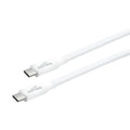 Antsig 1m 240W USB-C to USB-C Cable APCC240W1 - White Silicone, 8K & Fast Data