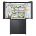 LG 637L French Door Fridge - Ice and Water, Matte Black, Inverter Linear Compressor - GF-L700MBL
