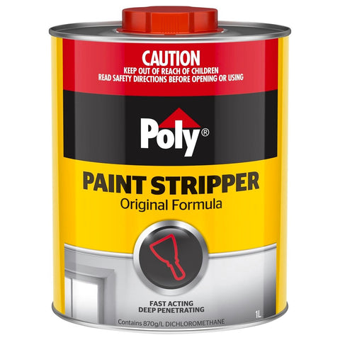 Poly 1L Polystrippa Paint Stripper - 1L - Dichloromethane - Fast Acting - SuperSaverAU - view 1