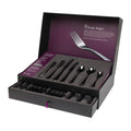 Stanley Rogers Chelsea Onyx 56 piece cutlery set - black titanium coated, formal setting for eight - 50560
