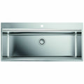 Artinox Layer 104 Workstation Sink - 1080mm Wide, Stainless Steel, Single Bowl, Top Mount - LACCBRP104