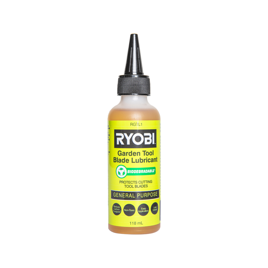 Ryobi Biodegradable Garden Tool Blade Lubricant - 118ml - Reduces Friction - SuperSaverAU - view 1