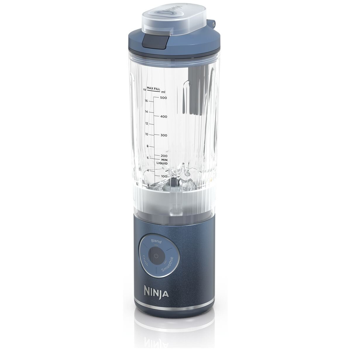 Ninja Blast Max Portable Blender 650ml - Deep Navy - Cordless Auto IQ Programs - BC251NV