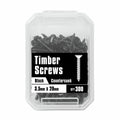 Pinnacle Timber Screws - 3.5 x 20mm - Black - Countersunk - SuperSaverAU - view 2