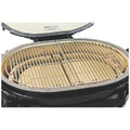 Primo Ceramic X-Large Charcoal Grill Head Only - Black, Oval Design, Easy-Lift Hinge - PGCXLHG
