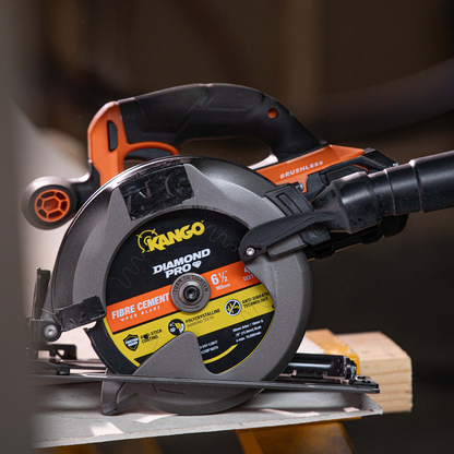 Kango 165mm Diamond Pro PCD Fibre Cement Circular Saw Blade - Durable Cutting