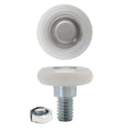 Cowdroy 8mm Sliding Door Track Axle Wheel 2 Pack Nylon White Quiet - SuperSaverAU - view 3