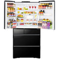 Hitachi 735L French Door Fridge - Black, Vacuum Compartment, Made in Japan - R-ZX740RAXK