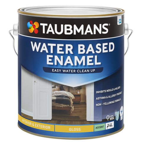 Taubmans 4L Accent Gloss Water Based Enamel Paint - 4L - Durable Finish - Low Odour - SuperSaverAU - view 1