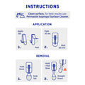 Permastik Small Clear Kitchen Hooks - 30 Pack, Holds 500g
