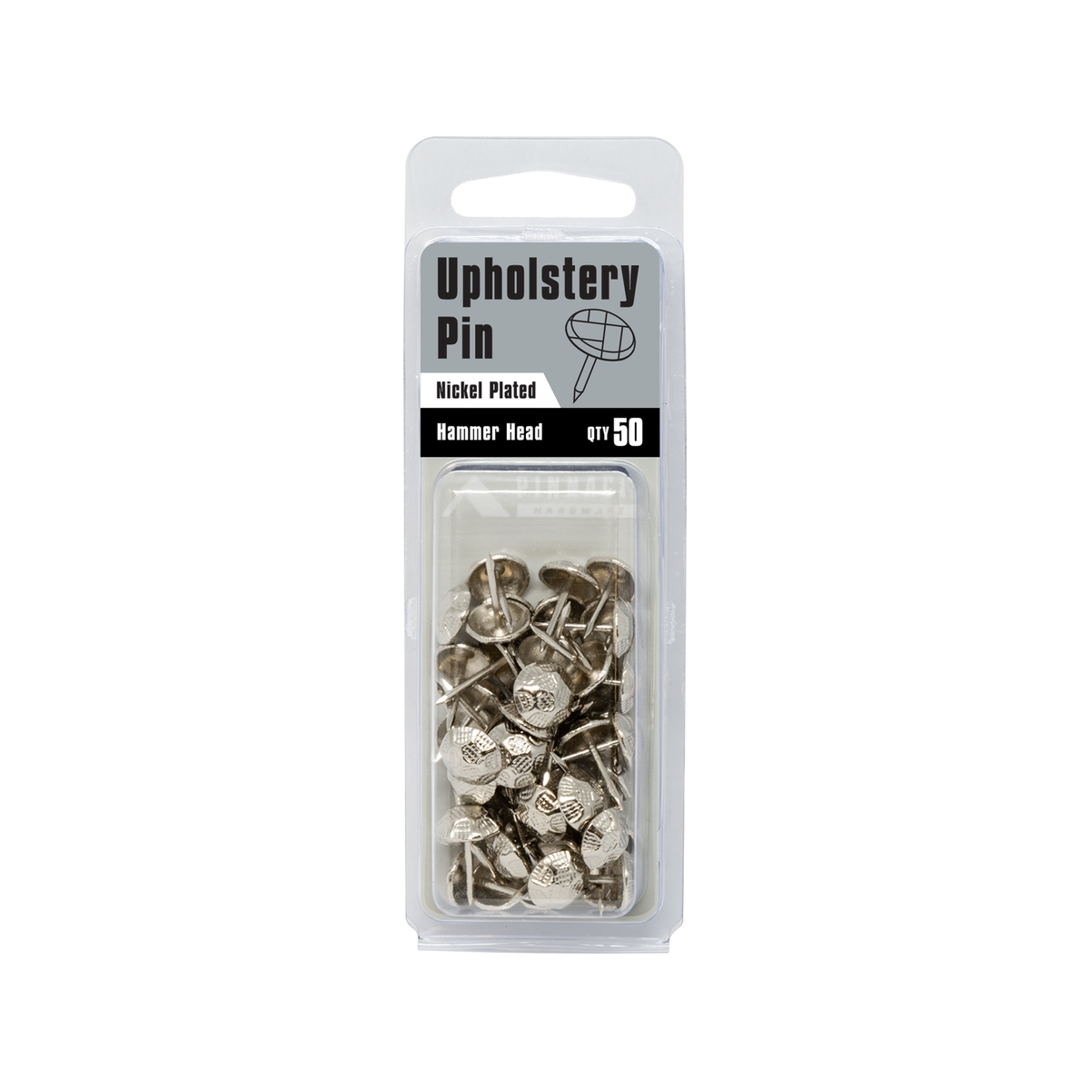 Pinnacle Upholstery Nails - 50 Pack - Nickel Plated - 40mm - Durable - SuperSaverAU - view 2