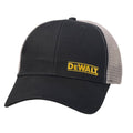 Dewalt Trucker Hat - Black Grey - Adjustable Fit - Breathable Mesh - One Size - SuperSaverAU - view 1