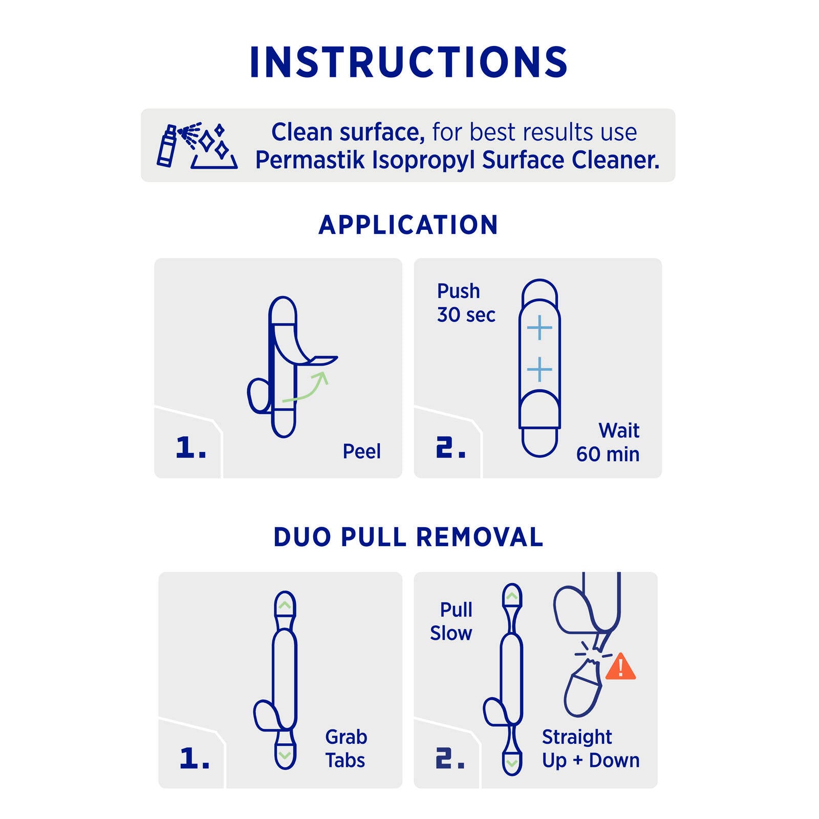Permastik Medium Matte Black Stainless Steel Adhesive Hooks 3 Pack