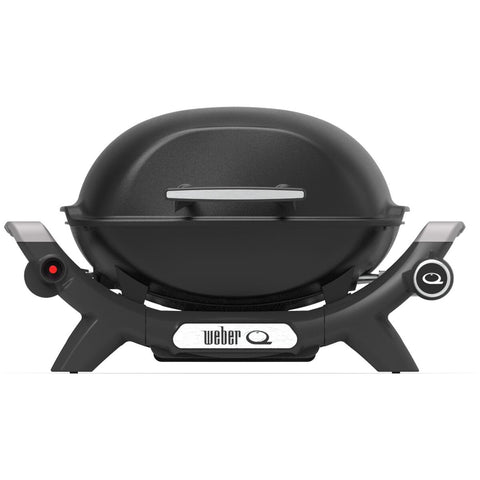 Weber Baby Q1000N portable LPG BBQ - black, compact and lightweight, high domed lid - 27111024