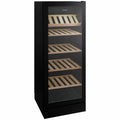 Vintec 148 Bottle Wine Storage Cabinet - Black, Multi-Temp Zones, Right Hinge, Anti-UV Glass - VWM148SBA-R