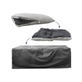 Cushion to Cover 61 x 35cm Oatmeal Outdoor Cushion - 2-in-1 Furniture Cover - SuperSaverAU - view 2