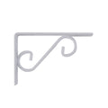 Carinya Scroll Stayed Bracket - 150 x 100mm - Powder Coated Steel - White - SuperSaverAU - view 2