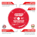 Diablo 165mm 48t Steel Demon Circular Saw Blade for Ferrous Metals - SuperSaverAU - view 3