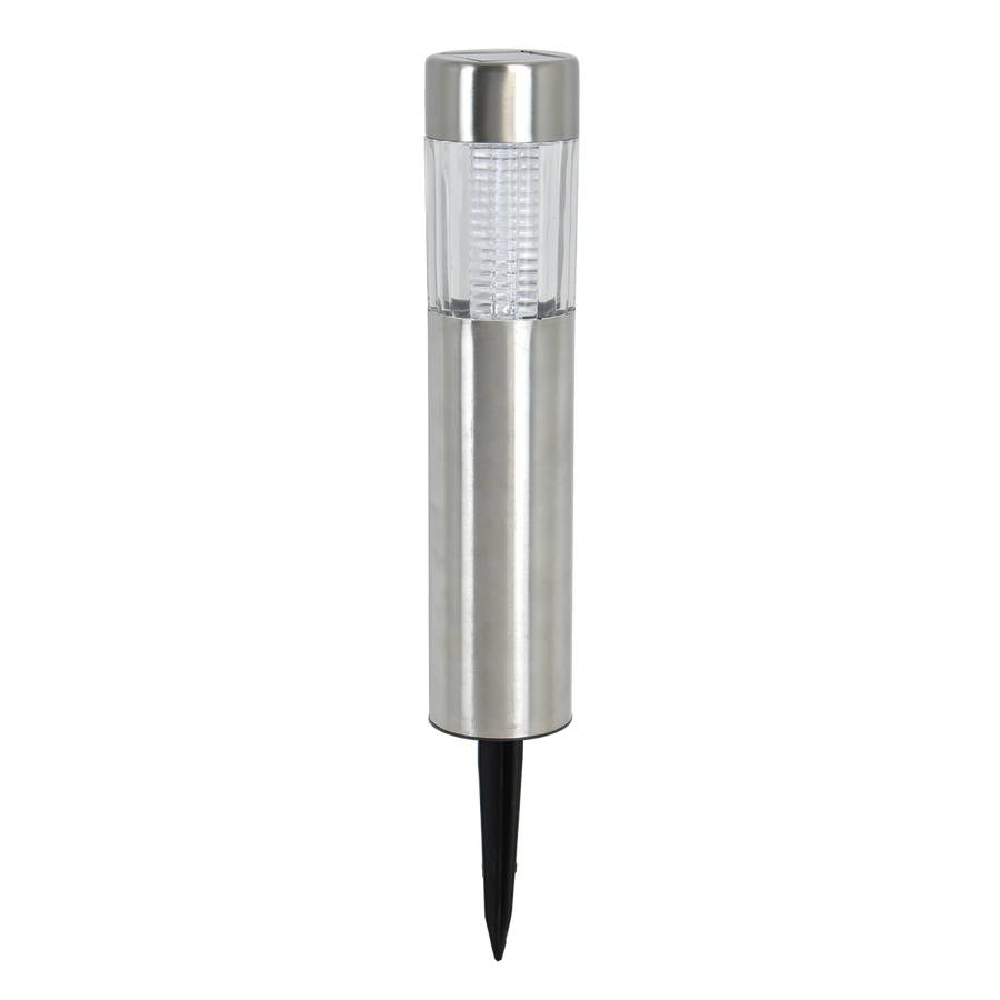 Click Aria Solar Bollard Light - 380mm - Stainless Steel - Outdoor Use - SuperSaverAU - view 1