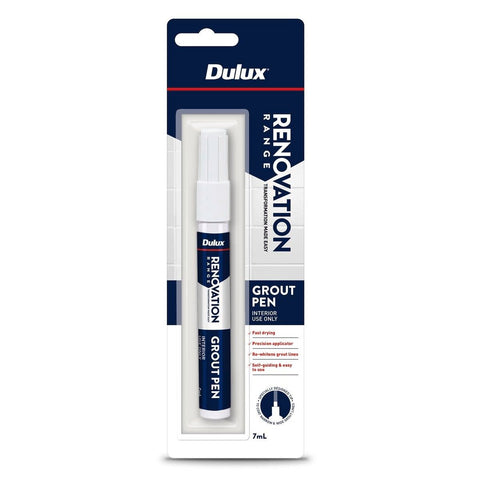 Dulux Grout Pen 7ml White - Renovation Range - Precision Applicator - SuperSaverAU - view 1