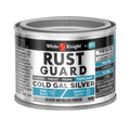 White Knight Rust Guard 100ml Cold Gal Silver Primer Paint - 0.1L - Silver - Rust Protection - SuperSaverAU - view 1