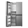 Haier 682L Quad Door Fridge Freezer - Satina - 5 Star Energy Rating - Wi-Fi - HRF690YS