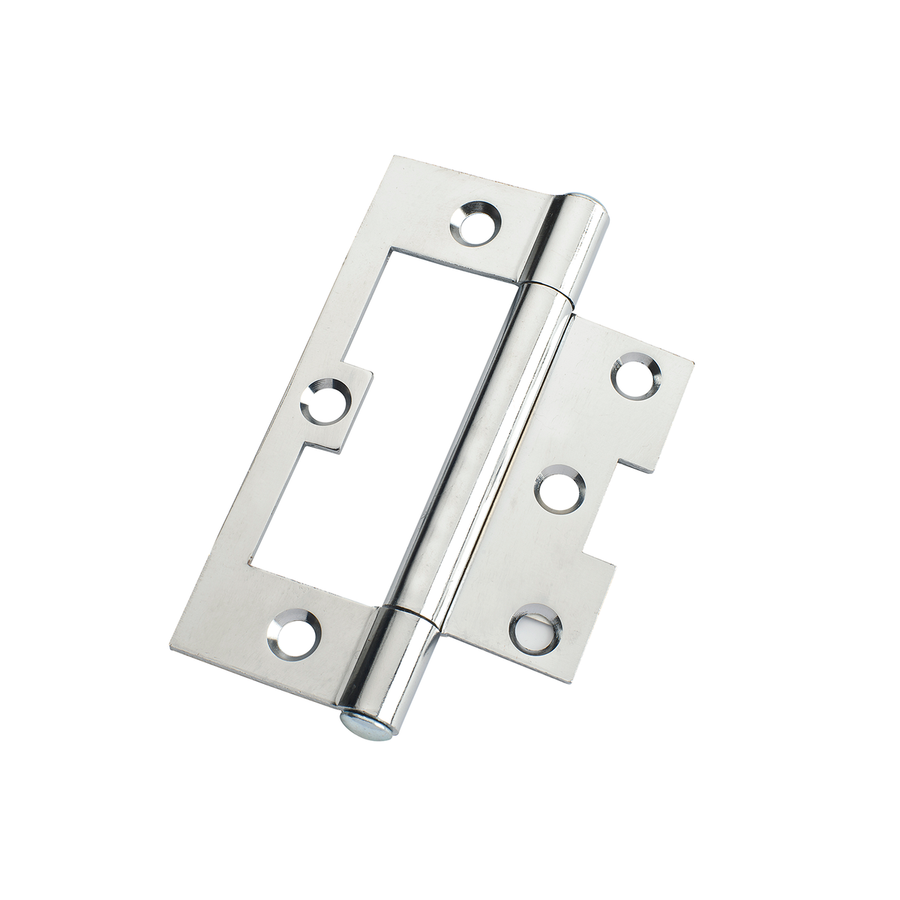 Lane 100mm Polished Chrome Fixed Pin Hinge 20 Box Easy Fit - SuperSaverAU - view 1