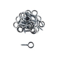 Everhang Screw Eye Hook - 4mm - Zinc Plated - Light Duty - 25 Pack - SuperSaverAU - view 1