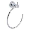 Tesa Loxx Towel Ring - Self-Adhesive Chrome Metal - 185mm x 205mm - SuperSaverAU - view 1