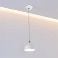 DETA Ceiling Rose 70mm White Polycarbonate 16A 500V Flexible Wiring 6315B