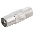 Antsig F Socket to Pal Plug - Coaxial Cable Joiner - 5mm x 27mm x 10mm - Durable - SuperSaverAU - view 1
