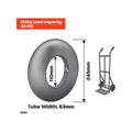 Move It 350 x 4 Replacement Inner Tube - Rubber - Easy To Install - Durable - SuperSaverAU - view 2