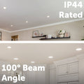 Arlec 6W 70mm Grid Connect Smart RGB+CCT LED Downlight 240V White ALD275HA