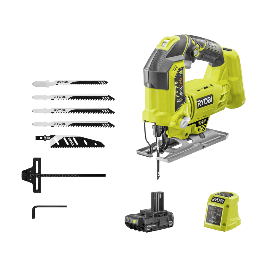 Ryobi 18V ONE+ Jigsaw 2Ah Kit R18JS12A