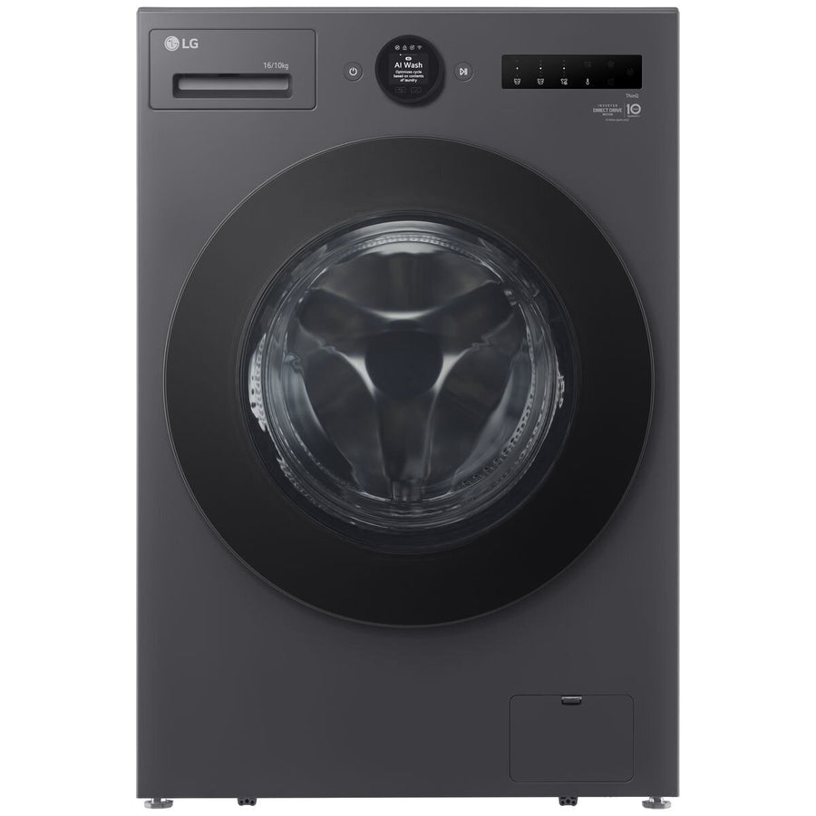 LG 16kg/10kg Washer Dryer Combo - Graphite, Direct Drive Technology, TurboClean 360 - WXLC-1016GX