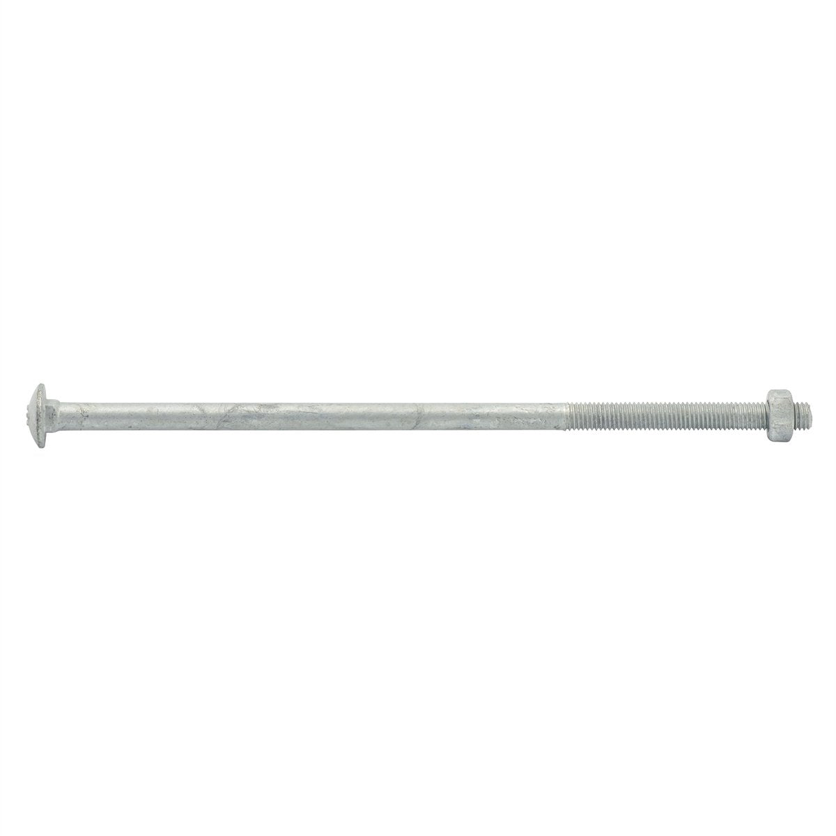 Zenith M10 x 260mm Hot Dip Galvanised Cup Head Bolts And Nuts 12 Pack - SuperSaverAU - view 2
