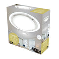 Brilliant Lighting Frances 32cm Satin Nickel Glass Round Ceiling Light 2xE27 240V 17564/13