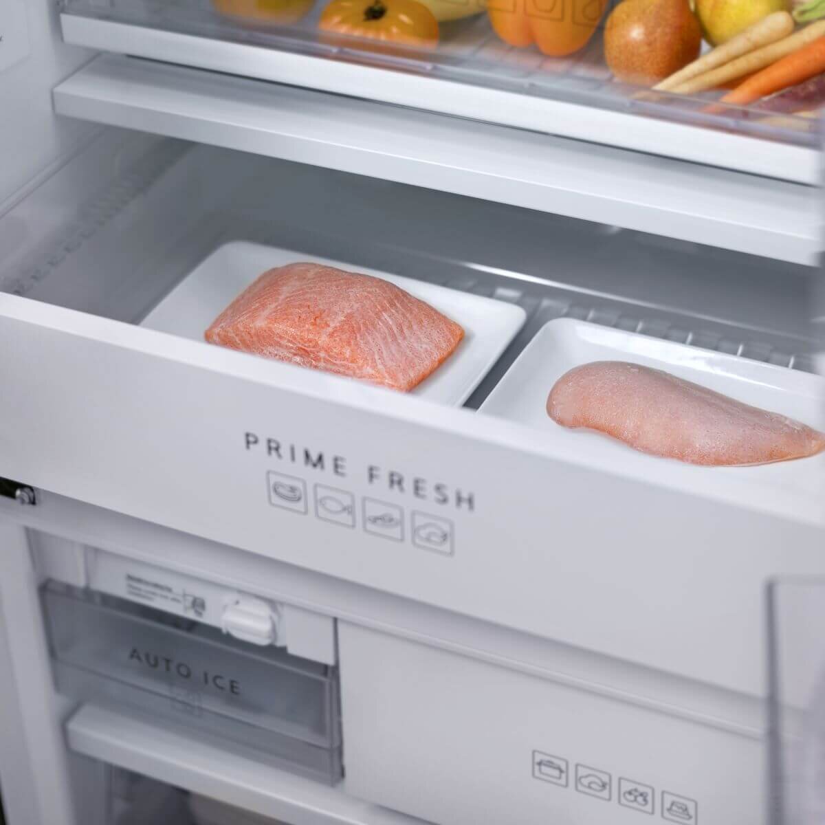 Panasonic French Door Fridge - Matte Metallic Black, nanoe X, Prime Fresh Soft-Freezing - NR-CW530HWKA