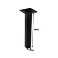 Adoored Furniture Leg - 25 x 25 x 200mm - Steel - Black Finish - SuperSaverAU - view 5