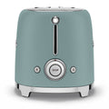 Smeg 50s Retro Style 2 Slice Toaster - Emerald Green, Six Browning Levels, Wide Slots - TSF01EGMAU