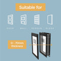 Hakuna Pets Pet Door - 280mm x 405mm - Aluminium - Lockable Slide - SuperSaverAU - view 5