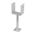 Pryda Full Stirrup Post Anchor - 200x100mm - M10 - Hot Dip Galvanised - Termite Protection - SuperSaverAU - view 2