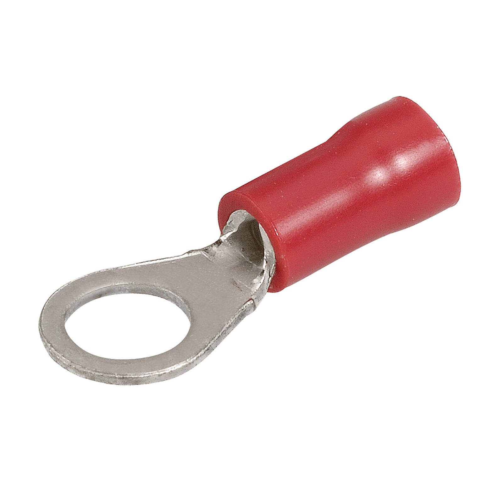 Narva Red Flared Vinyl Insulated Ring Terminal 2.5-3mm / 5mm (3/16") - 25 Pack