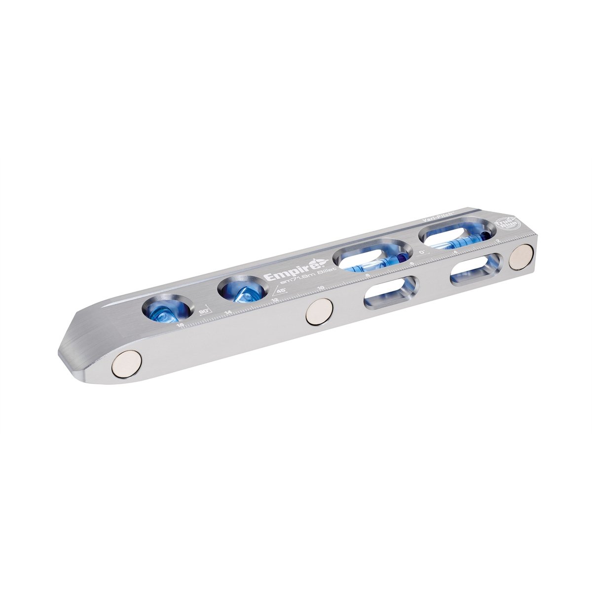 Empire 205mm True Blue Magnetic Billet Torpedo Level - Silver - SuperSaverAU - view 3