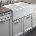 Turner Hastings Novi 85 Double Bowl Butler Sink Pack - Brushed Nickel Ludlow Pull Out Mixer Tap - PKG017