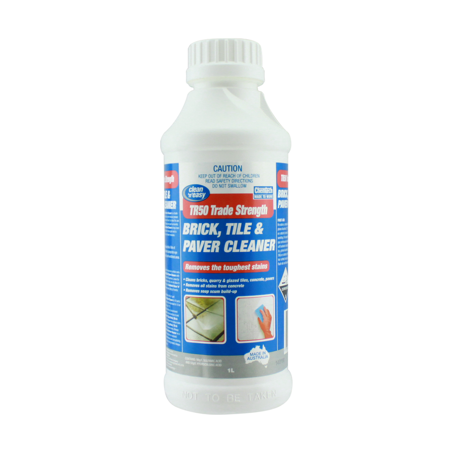 Chemtech Brick Tile and Paver Cleaner - 1L - Chemical - Stain Removal - SuperSaverAU - view 1