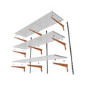 Flexi Storage Home Solutions Black Single Slot Bracket 300mm Steel Durable - SuperSaverAU - view 3