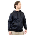 Craftright Black Zip Thru Hoodie - Men's 100% Polyester, Large