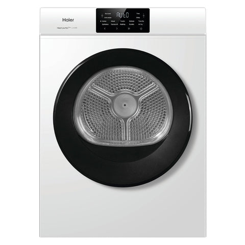 Haier 7kg Slimline Heat Pump Dryer - White, 7 Star Energy Rating, Touch Controls - HDHPS70LW1