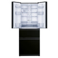 Mitsubishi Electric 442L French Door Fridge - Black Glass Door Finish, Ice Maker - MR-LX442EX-GBK-A